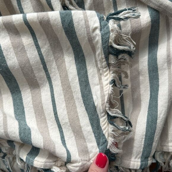 Tularosa Striped Mini Dress in Blue and White - Picture 9 of 12